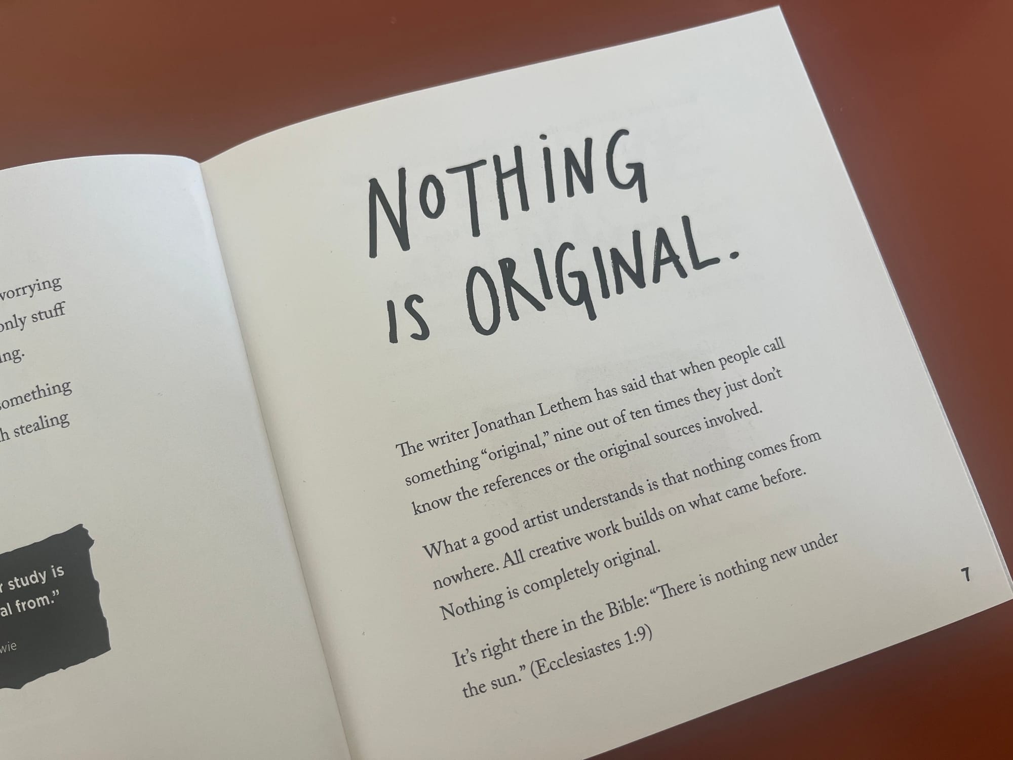 Steal like an artist by Ausitn Kleon