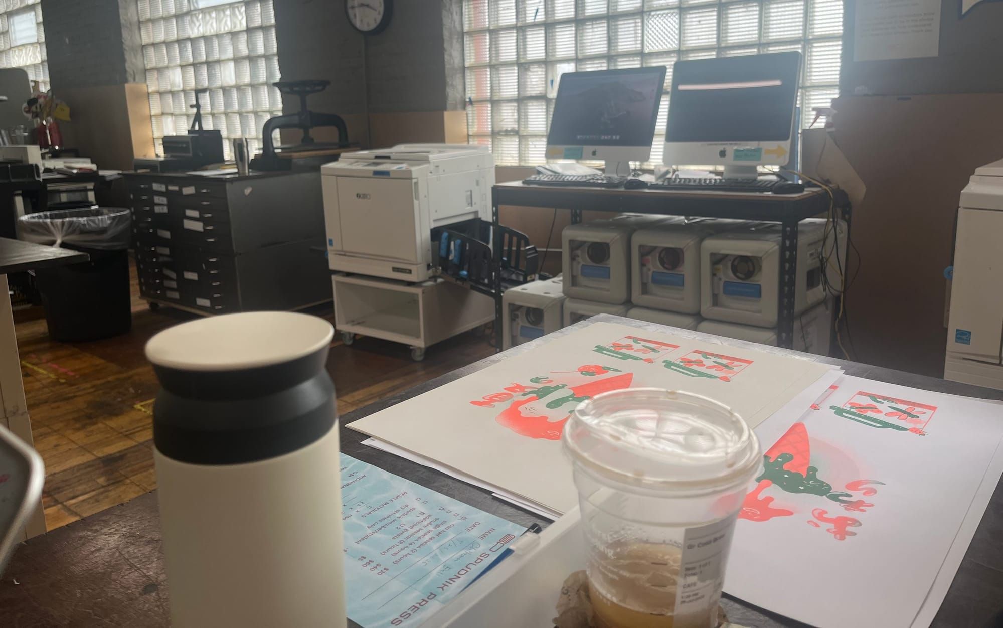 Another Day at Spudnik Press!