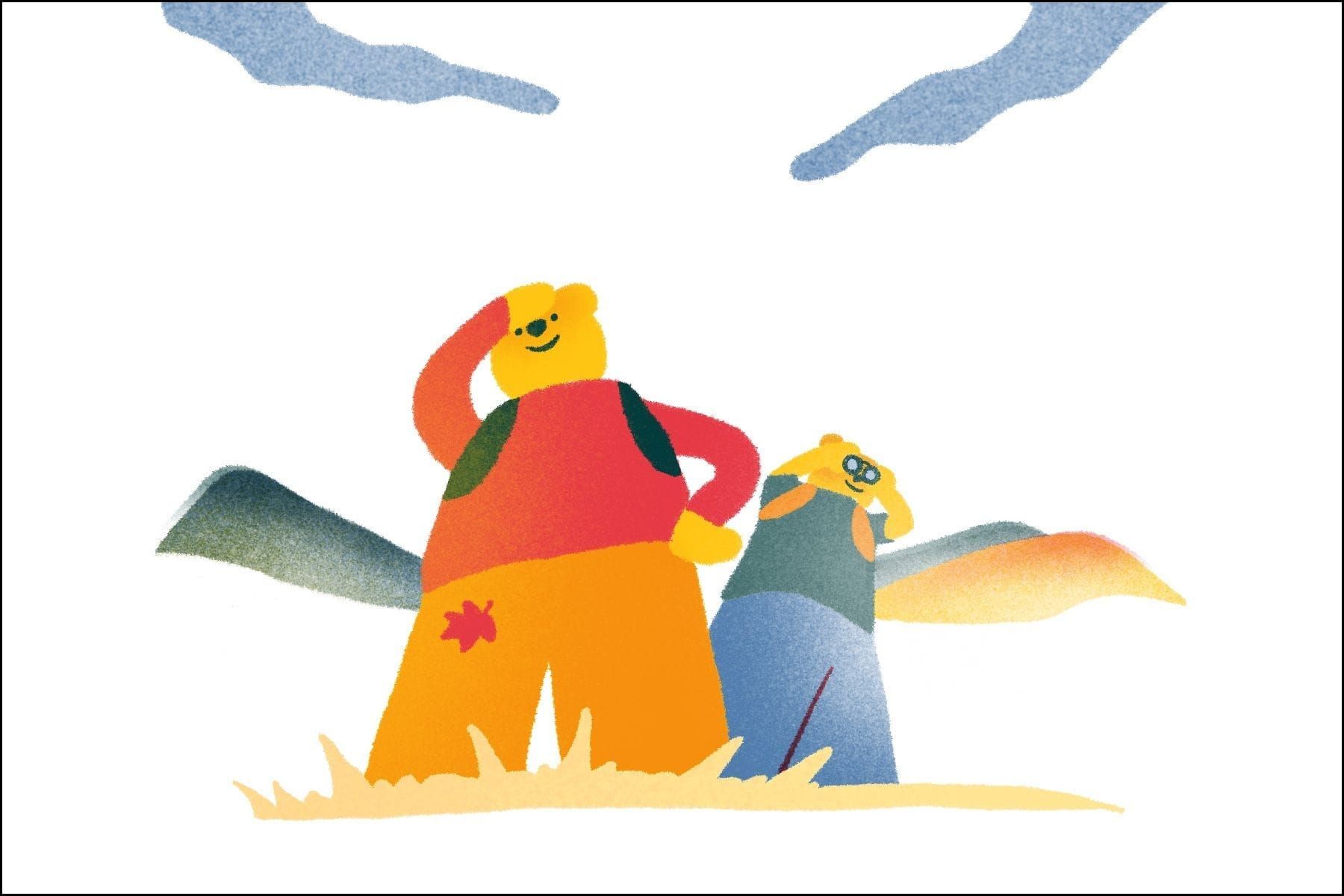 Coloring Bears: Risograph Style Decisions