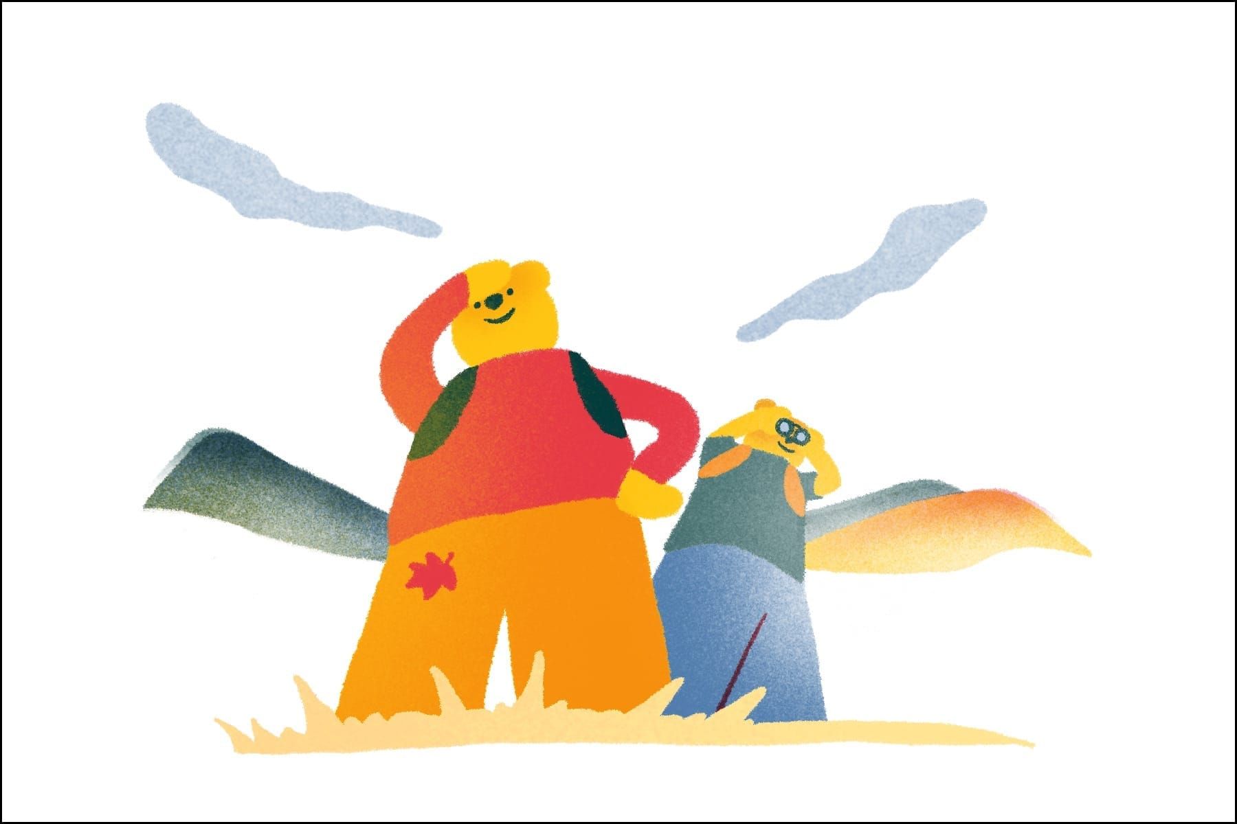 Final Touches on a Bear Hike