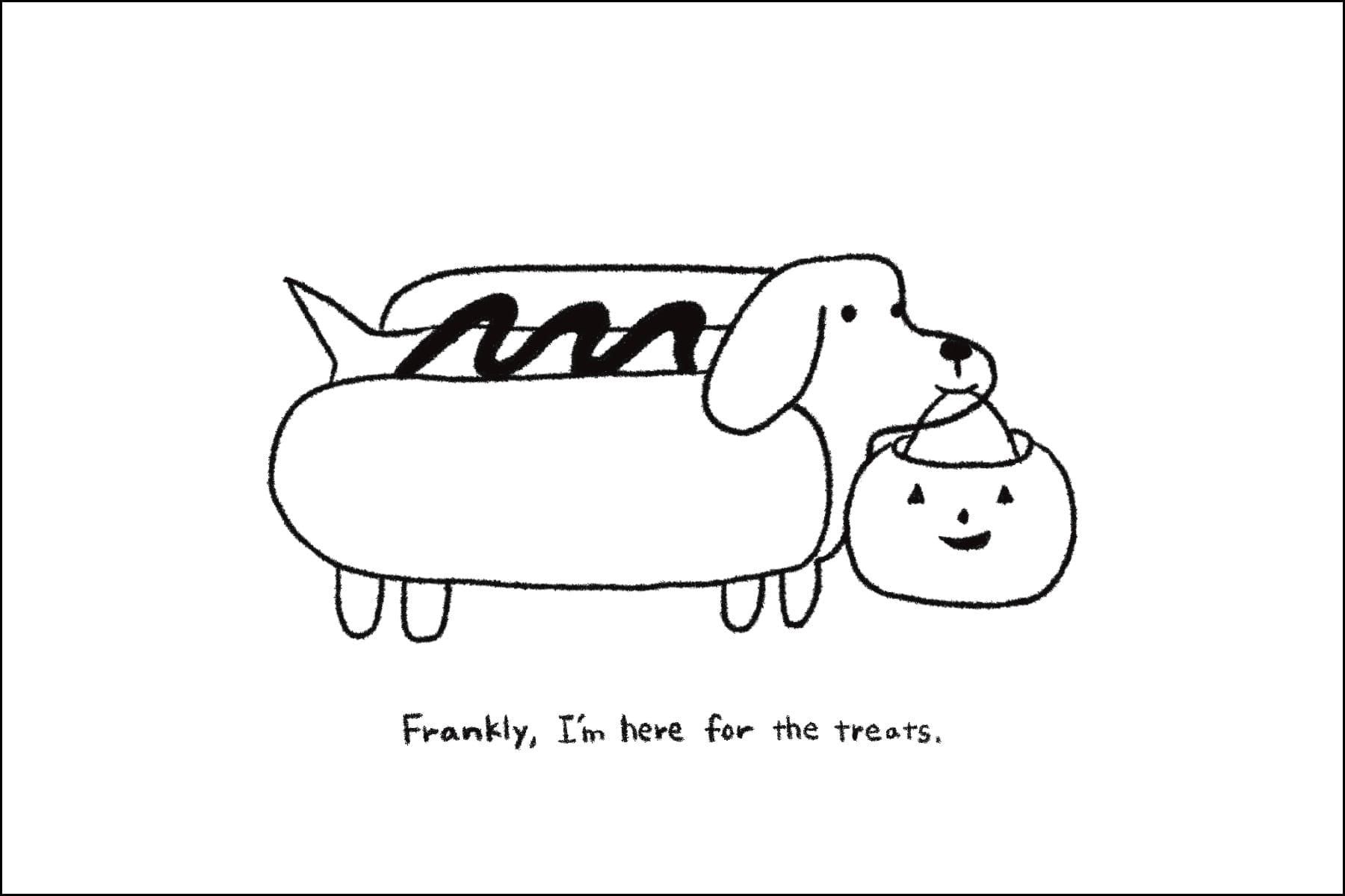 Halloween Card Progress: Hot Dog & Ant Designs