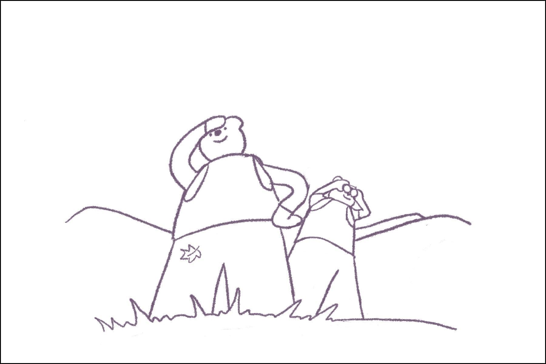 Bear Hike Illustrations: Exploring Angles