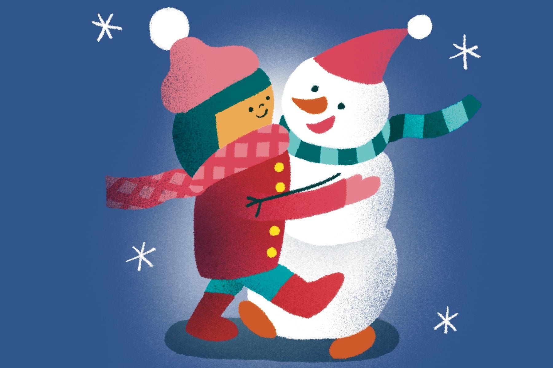 Snowman Dance: Color Test
