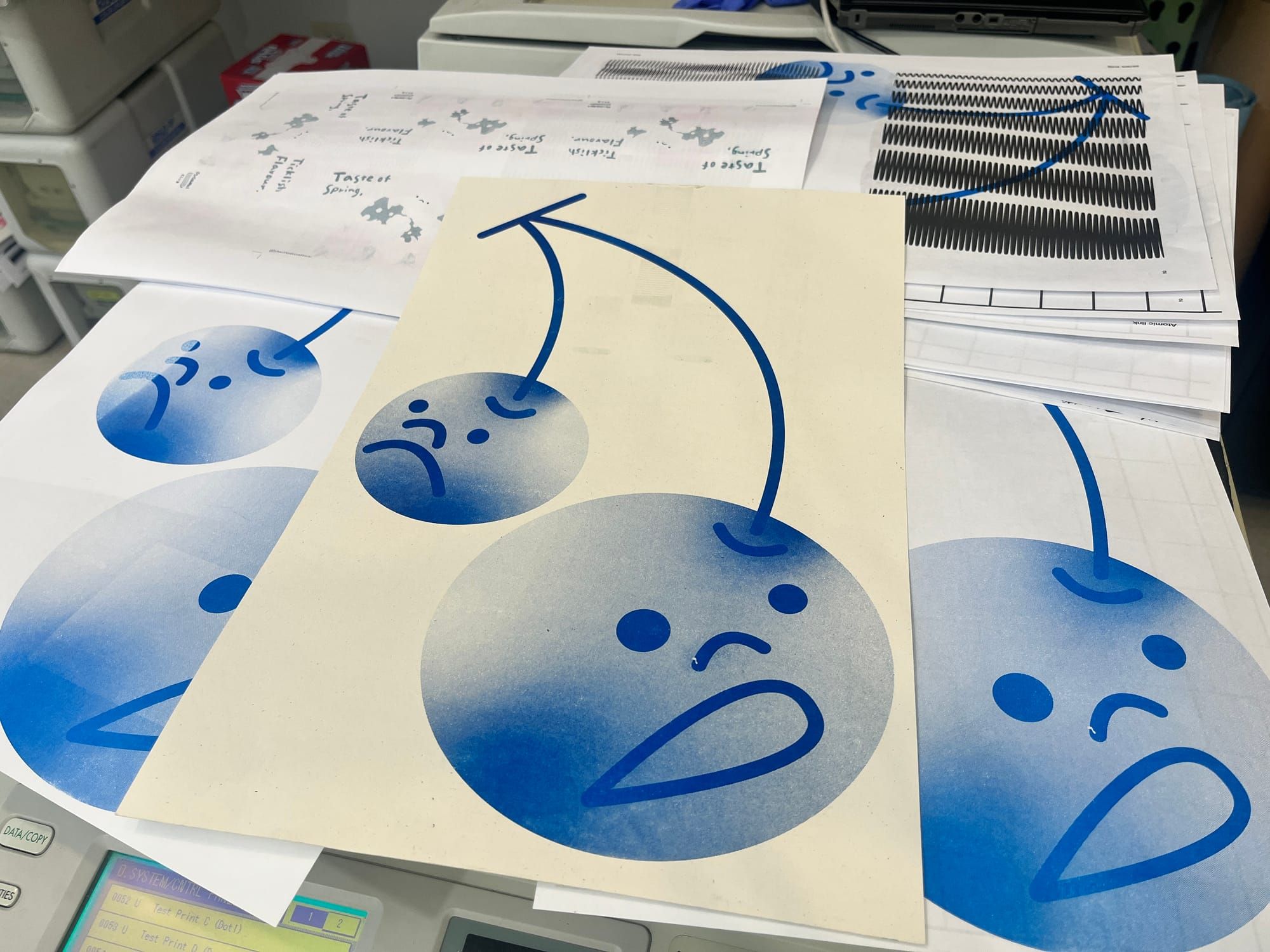 Blue Ink Fever Day