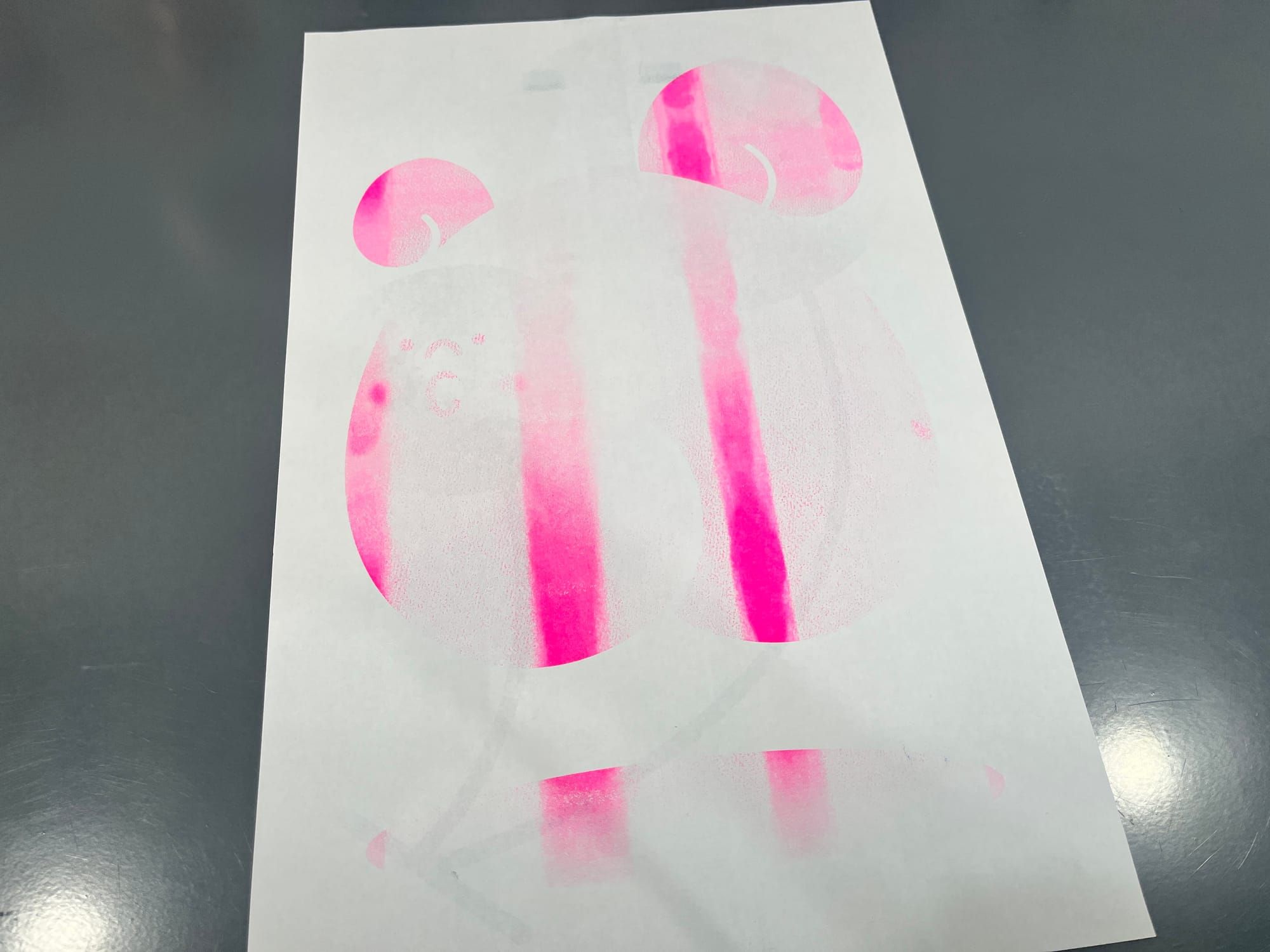 Fluorescent Pink Said “No.”