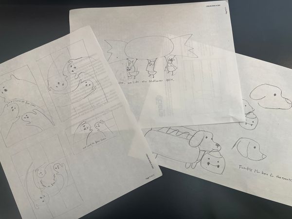 Halloween Card Sketches: Narrowing It Down to 3