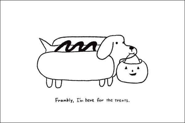 Halloween Card Progress: Hot Dog & Ant Designs