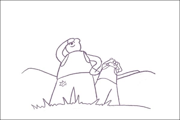 Bear Hike Illustrations: Exploring Angles