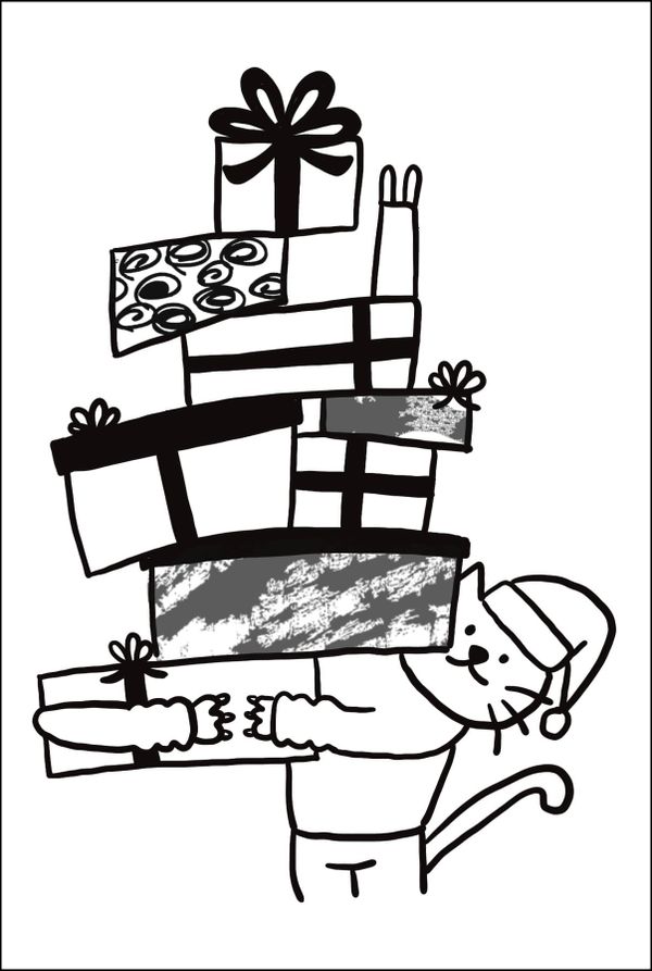 Osusowake Club #3: Cat & Wrapping Paper