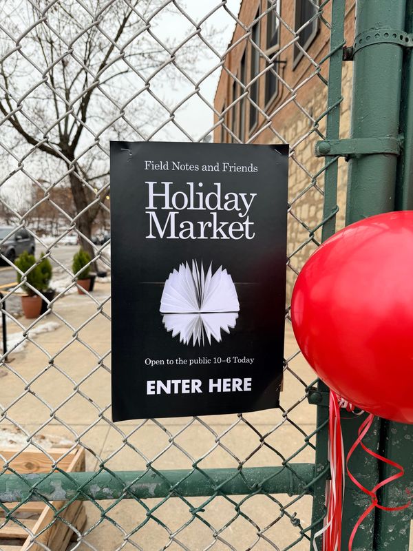 Holiday Market Visit at Field Notes HQ