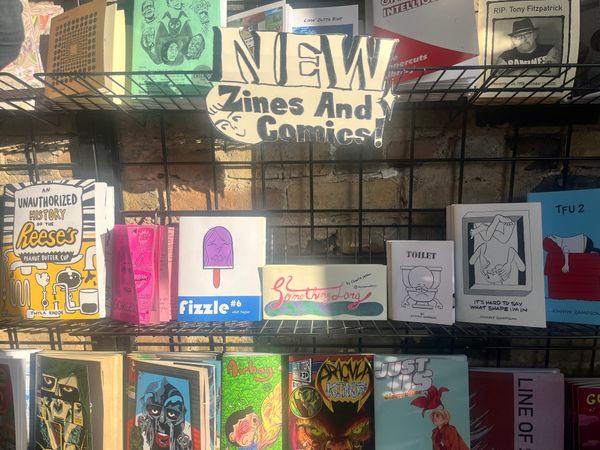 Back at Quimby’s to Spot My Zine!