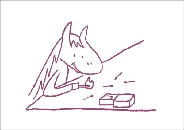 Still Sketching the Fire Horse