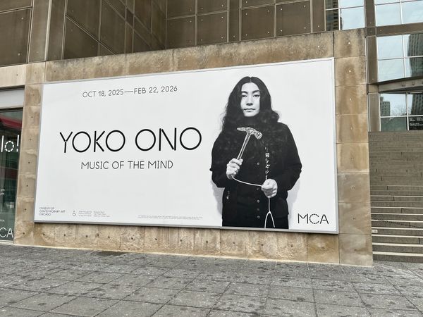 Yoko Ono at the MCA