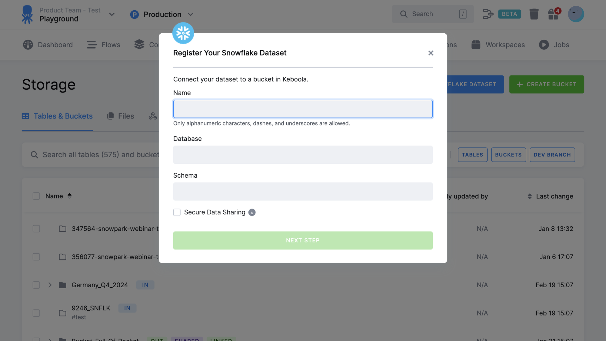 Connect External Datasets to Keboola