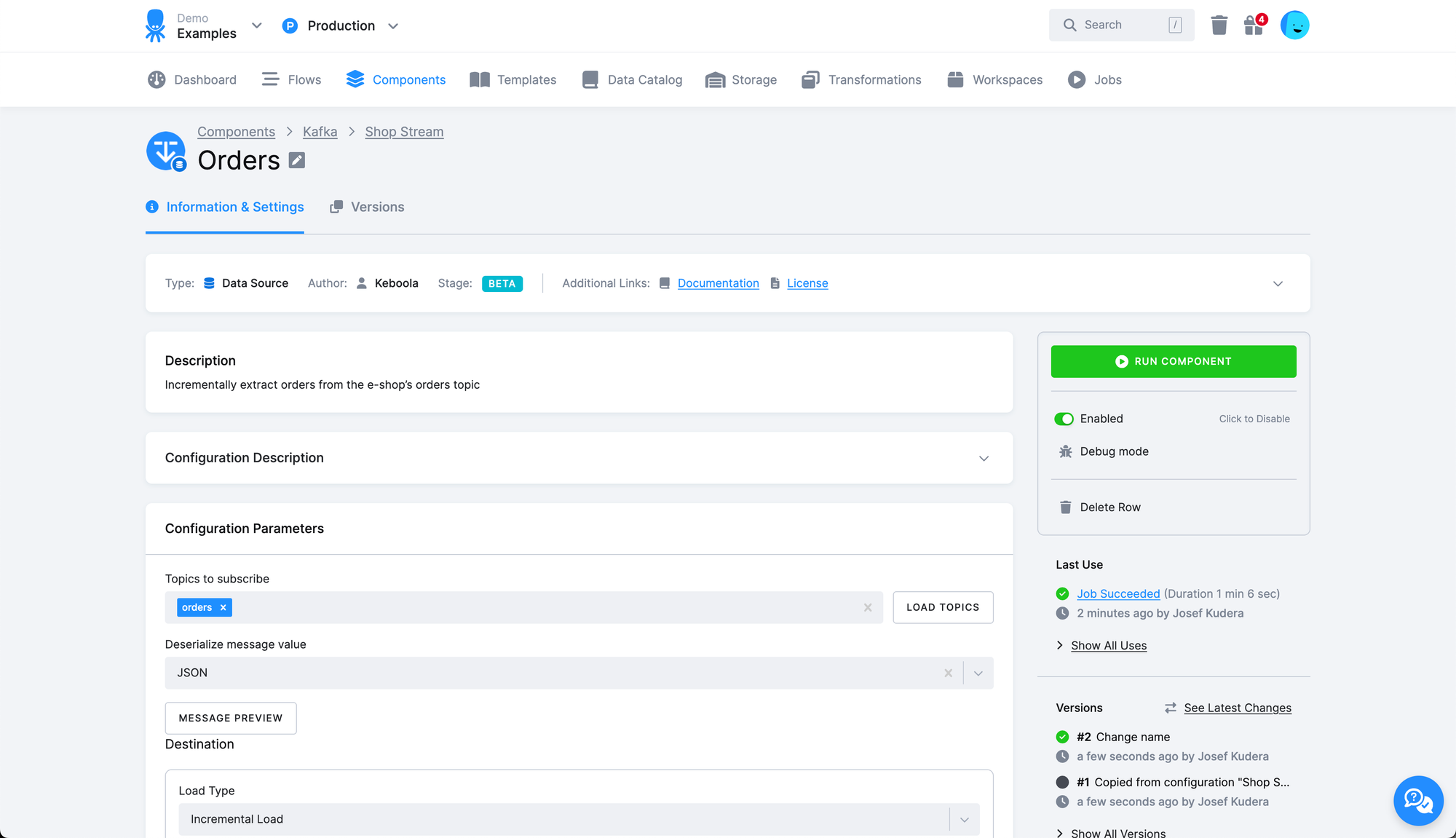 Kafka Batch Extractor & Writer