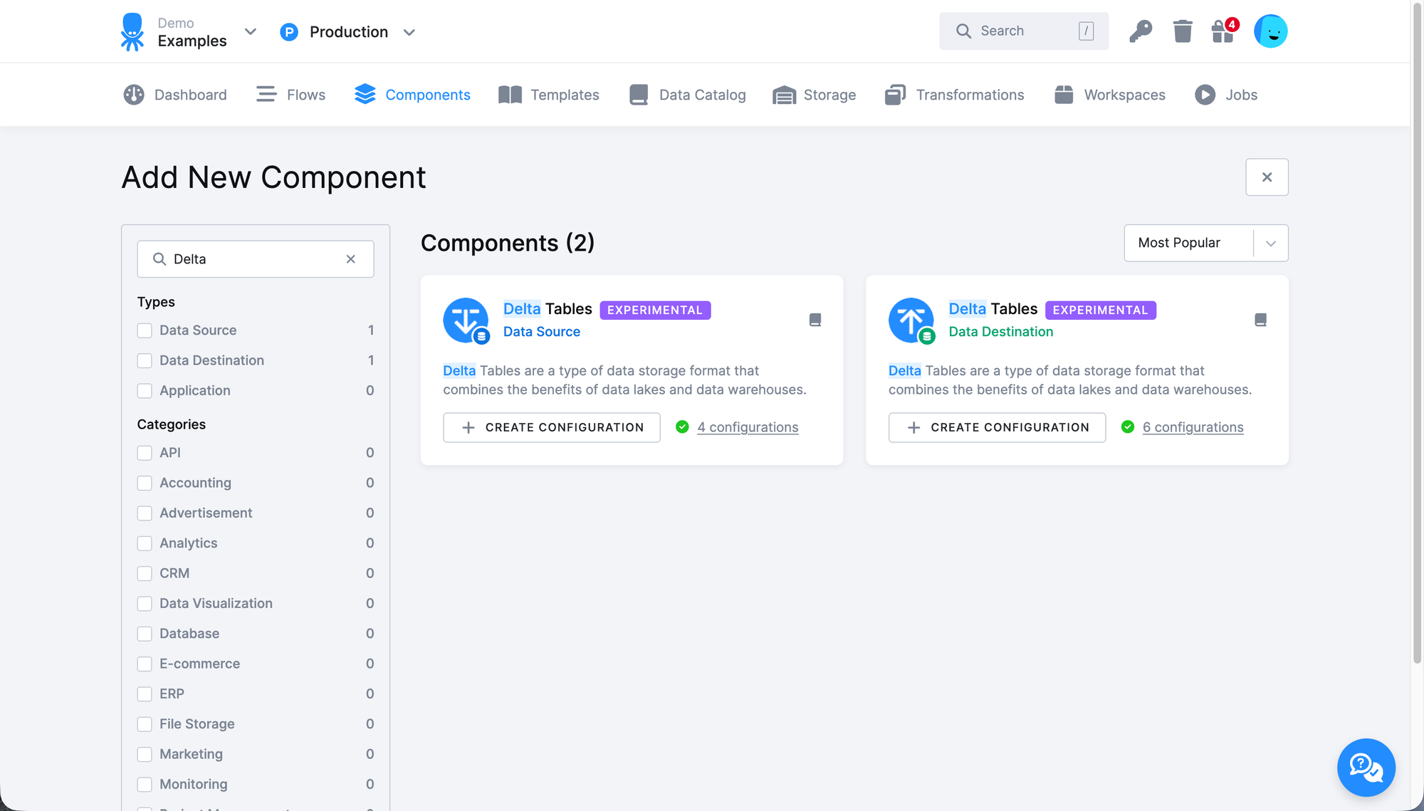 Delta Tables Support via New Extractor and Writer