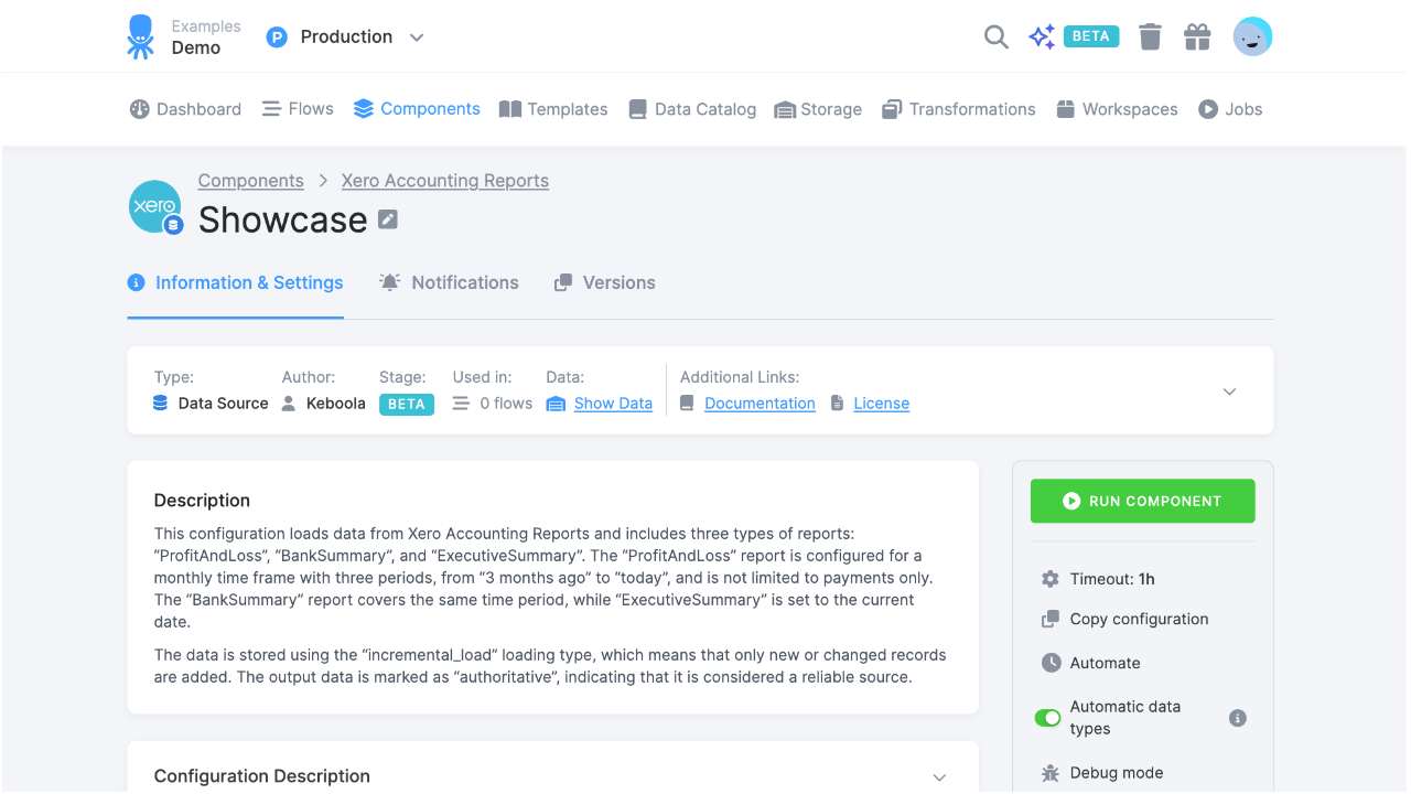 New Xero Accounting Reports Component Now Available