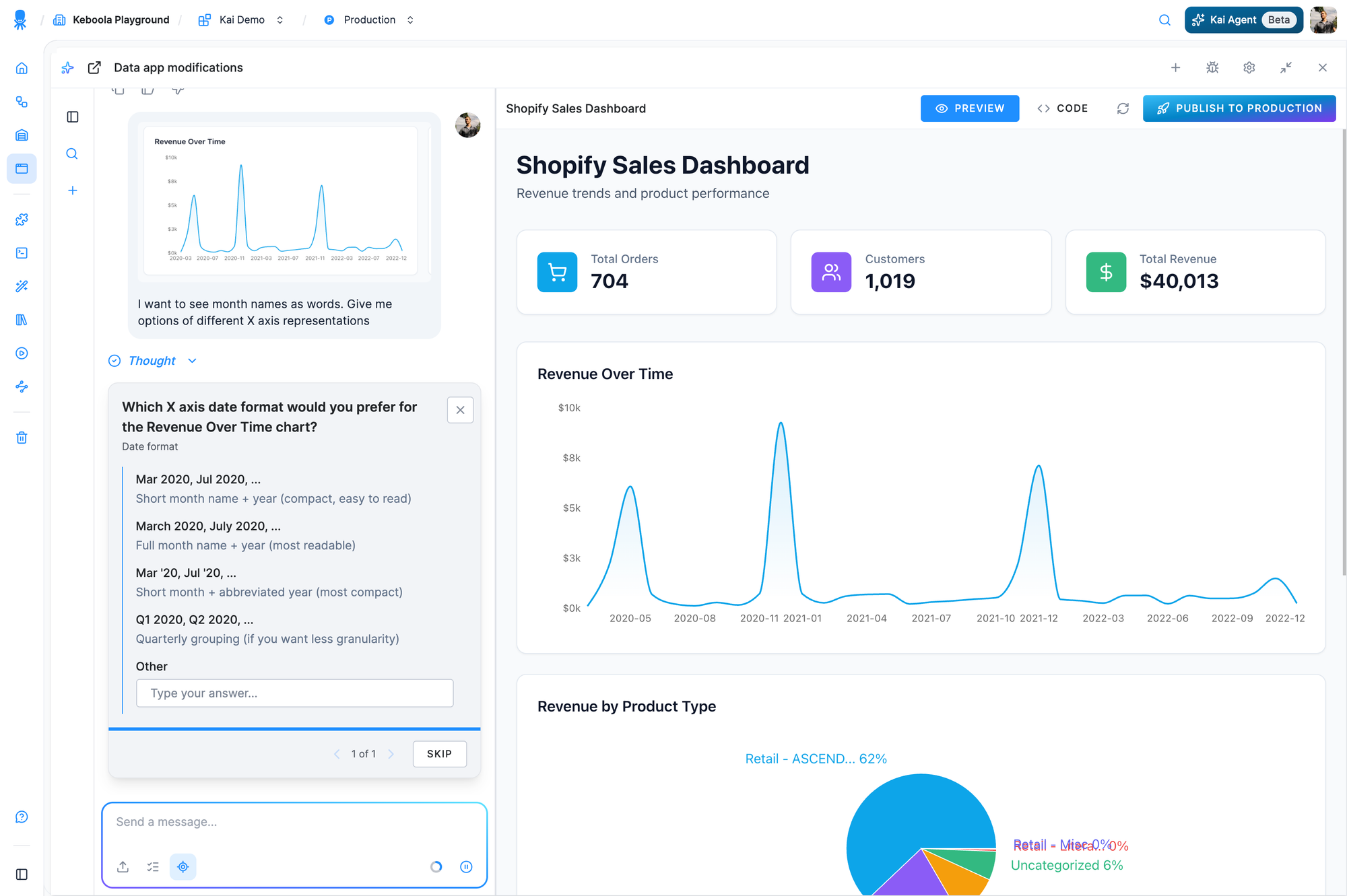 New Kai Functions - Now Building Data Apps, Planning Multi-Step Work, and More