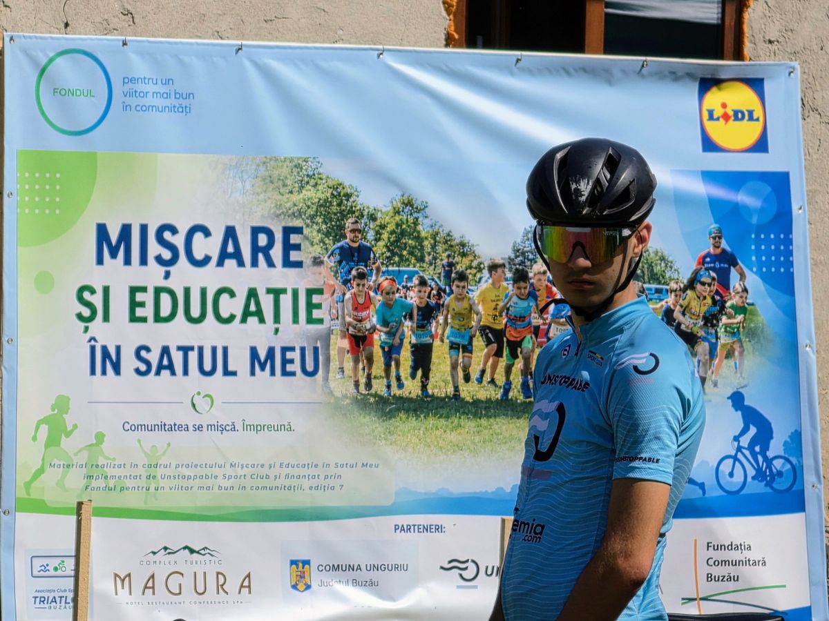 Sportul se mută la sat: Am fost la Unguriu pentru lansarea proiectului „Mișcare și educație în satul meu”