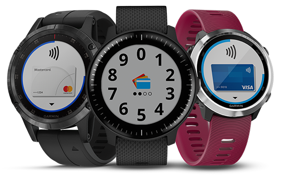 Plati contactless cu ceasuri Garmin
