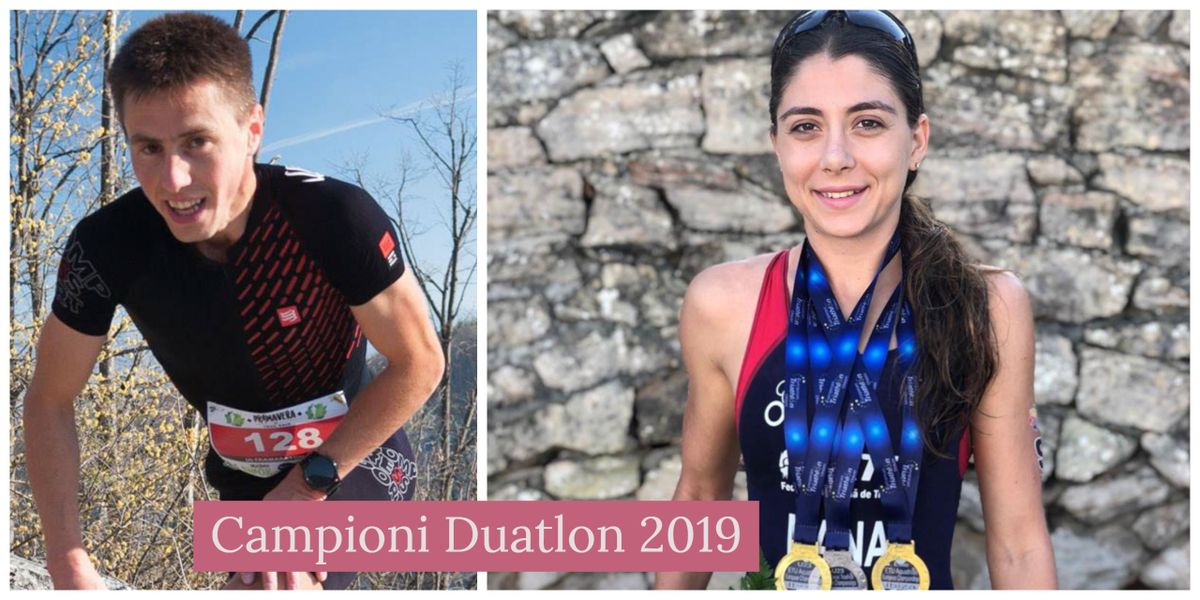Bogdan Damian - Antoanela Manac - campioni nationali duatlon 2019