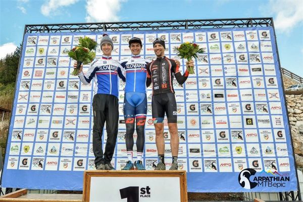 Podium general Carpathian MTB Epic 2017