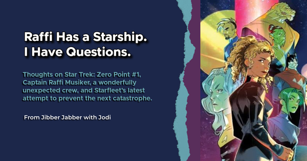 Raffi Has a Starship. I Have Questions.