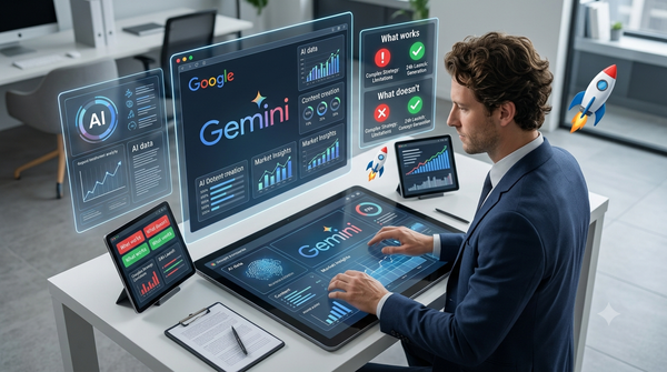 Starten met Gemini: Wat kan er wél, wat werkt níét, en hoe lanceer je een bedrijf in 24 uur?
