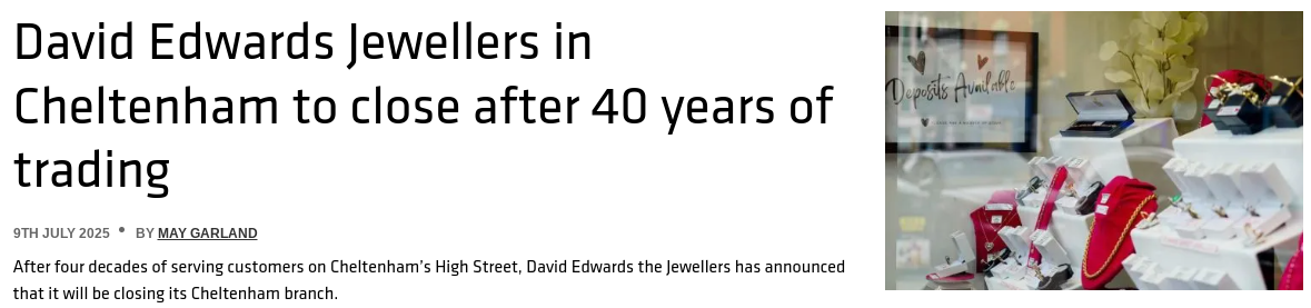 Why Cheltenham’s High Street Is Dying.