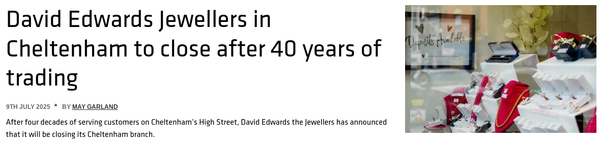 Why Cheltenham’s High Street Is Dying.