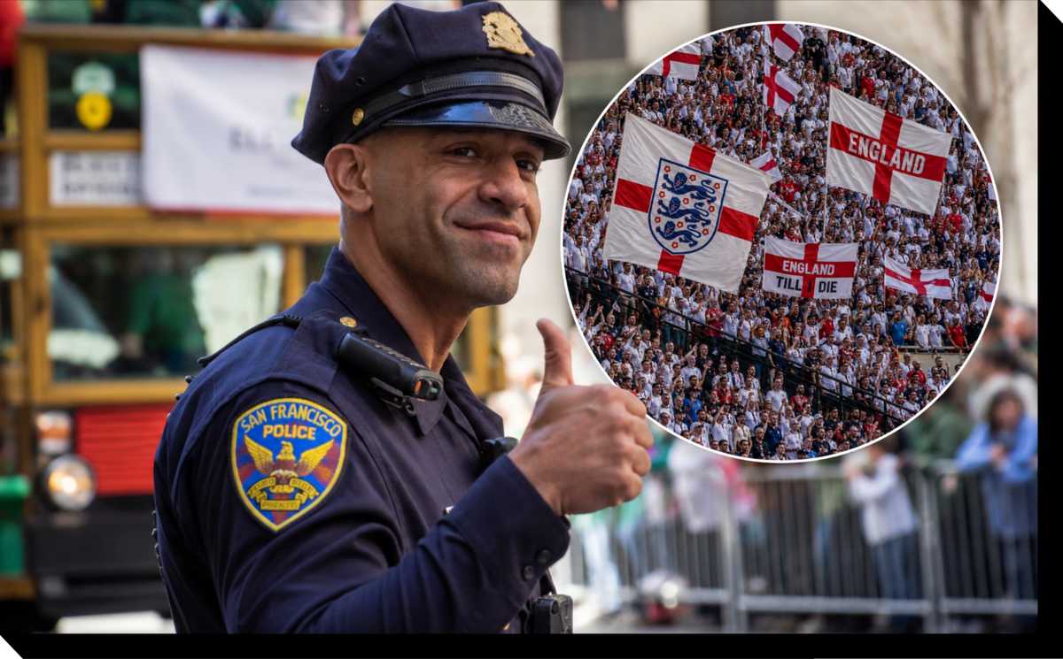 US Police Officers Praise England Fans For Excellent Behavior At The World Cup