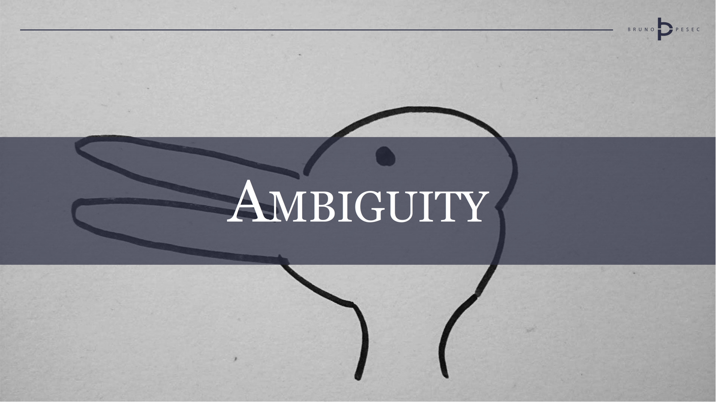 The price of ambiguity