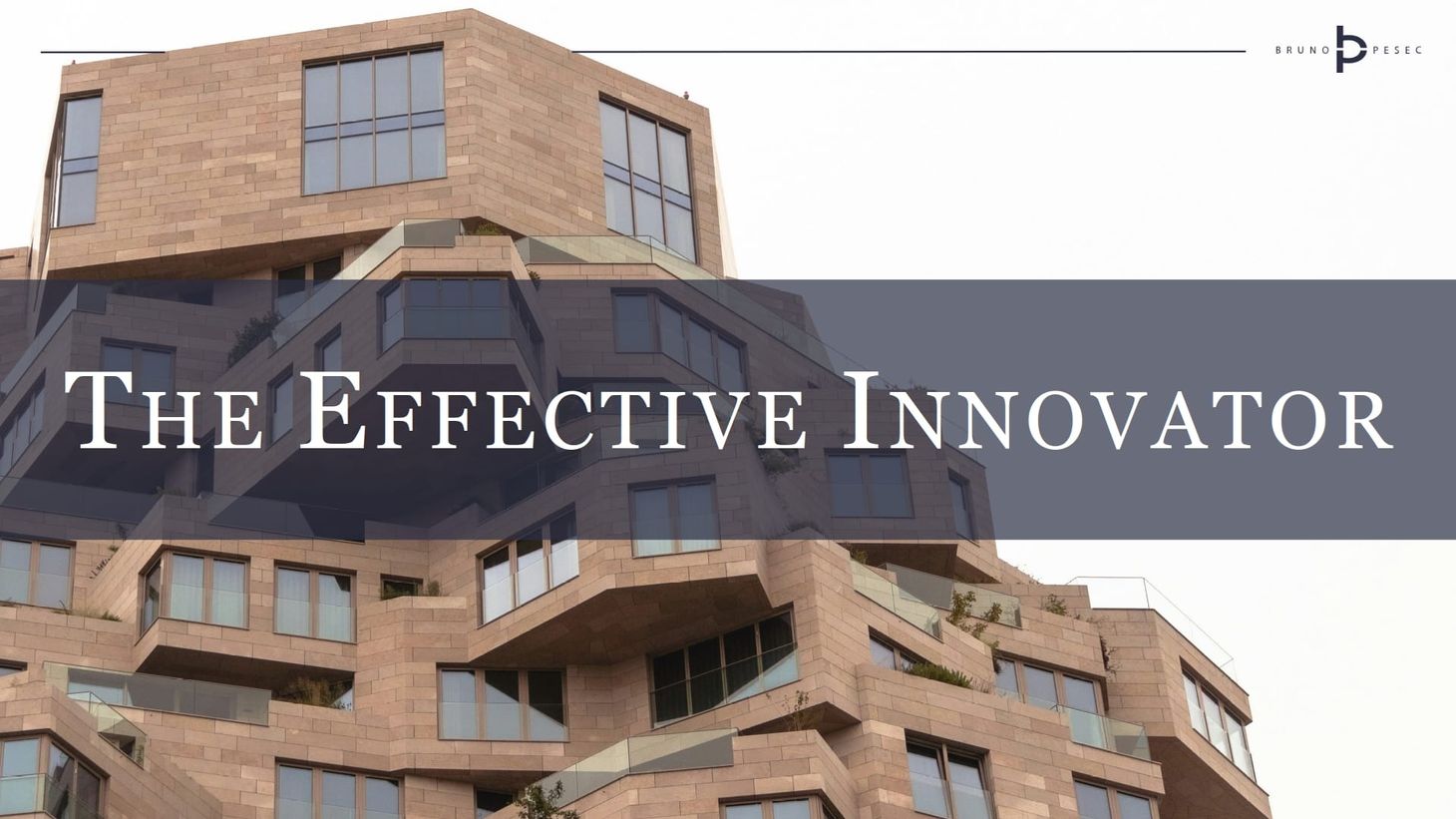 The effective innovator