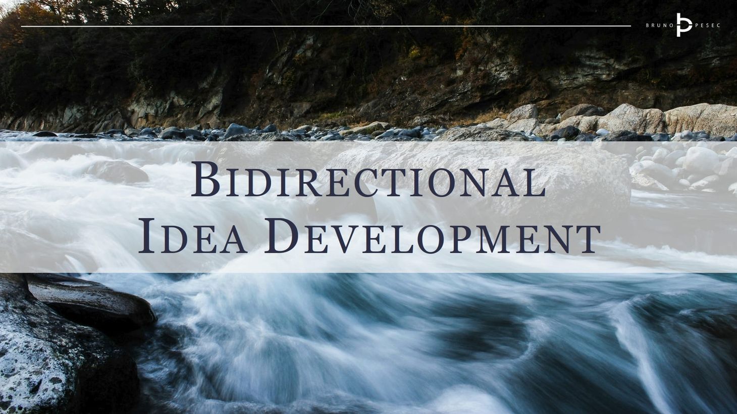 Bidirectional idea development