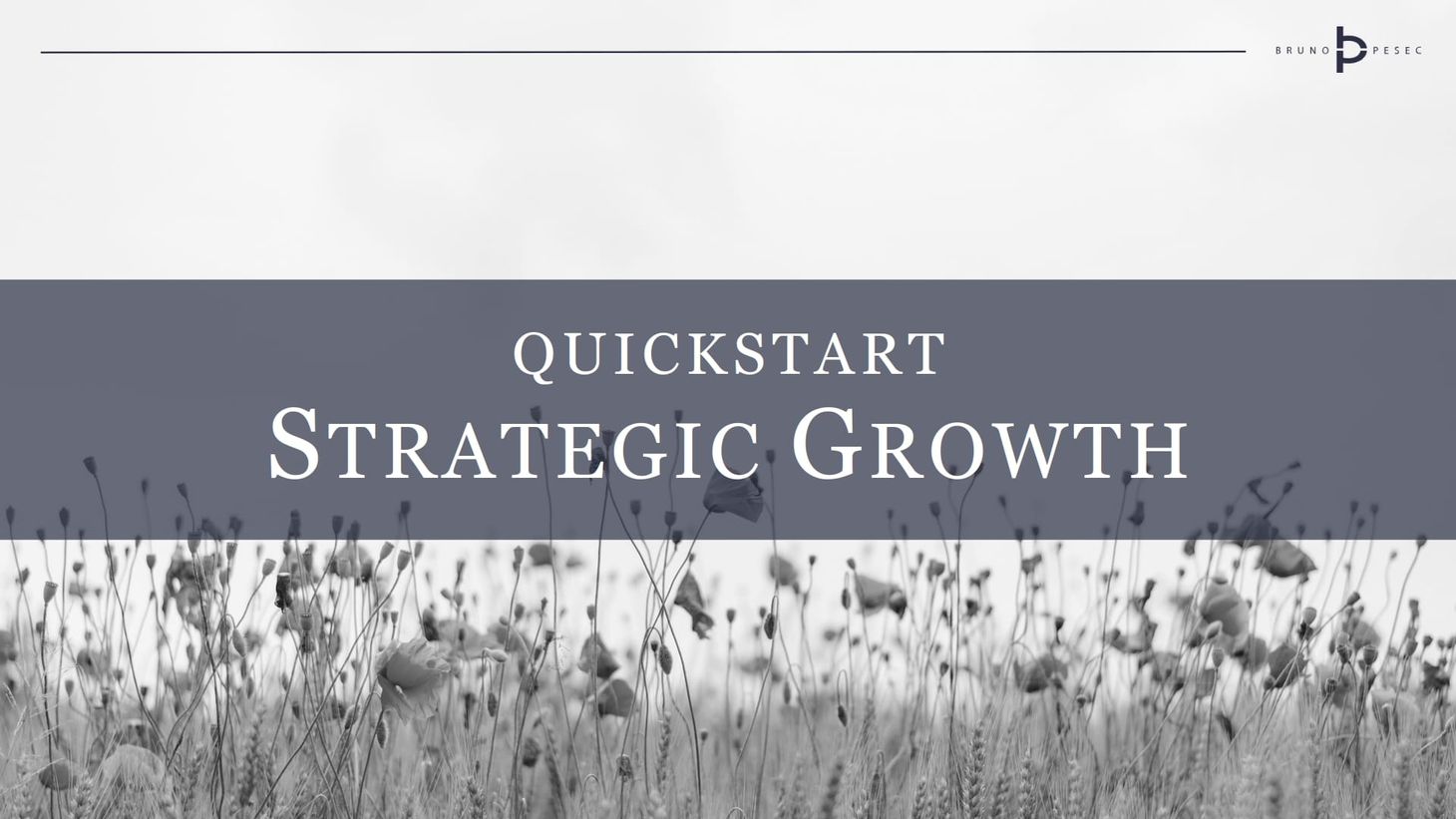 Quickstart: Strategic growth