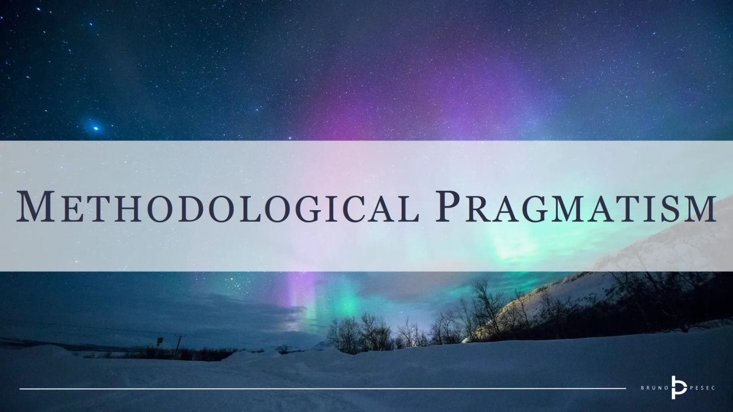 Methodological pragmatism