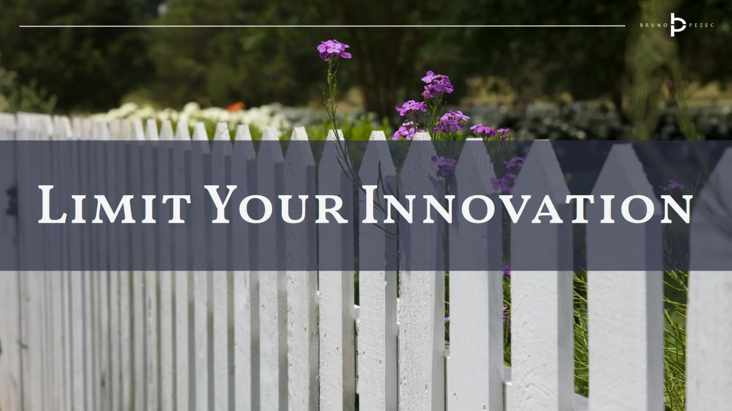 Limit your innovation