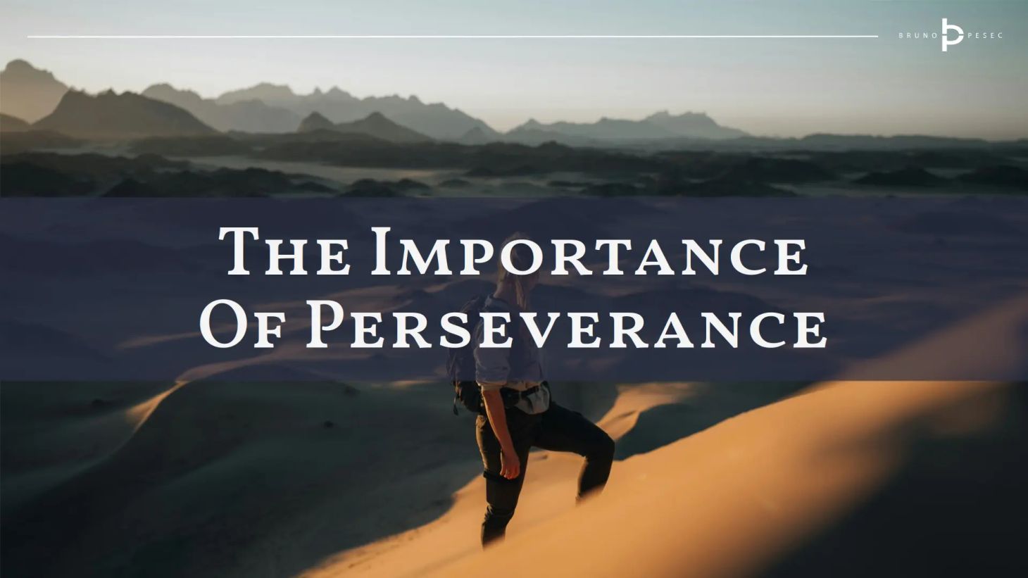 The importance of perseverance