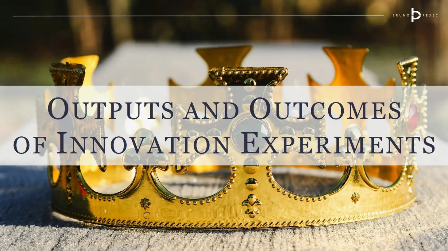 Outputs and outcomes of innovation experimentation