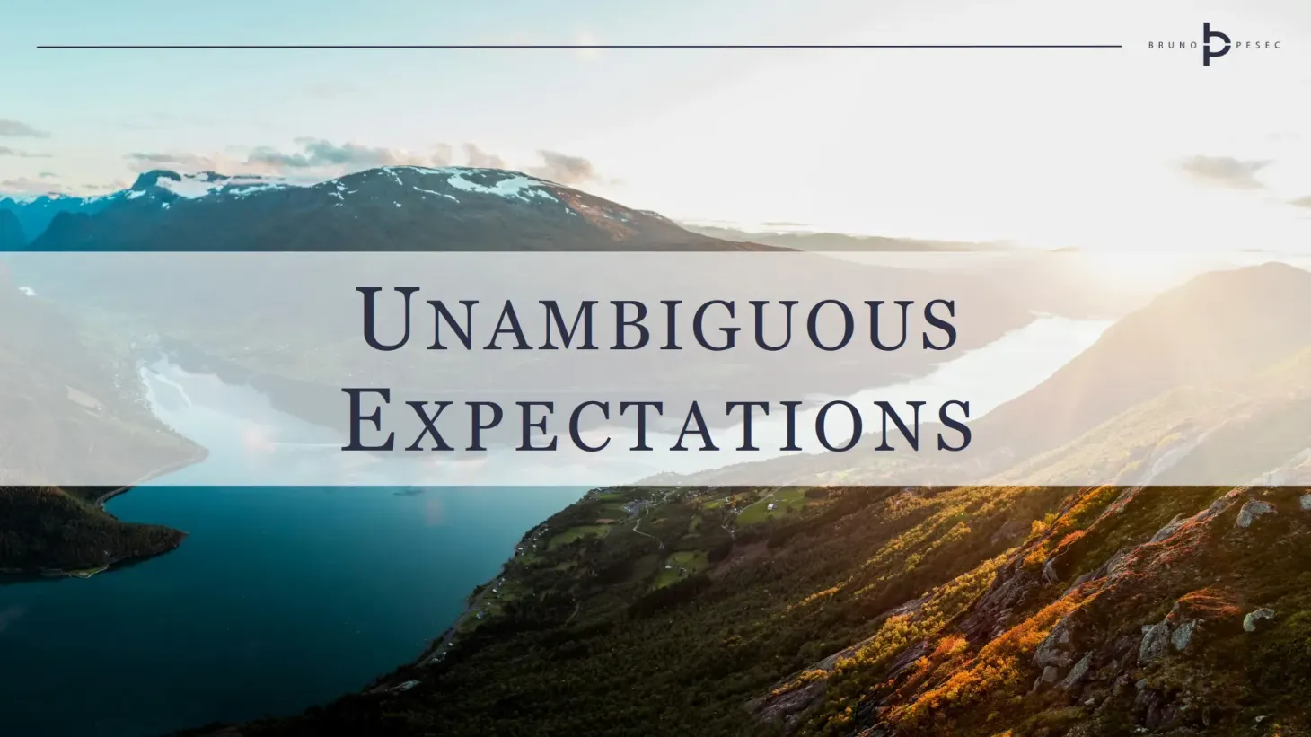 Unambiguous expectations