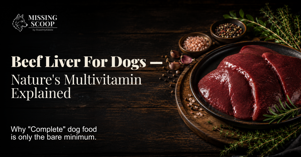 Beef liver for Dogs. Freeze dried organ meat for dogs