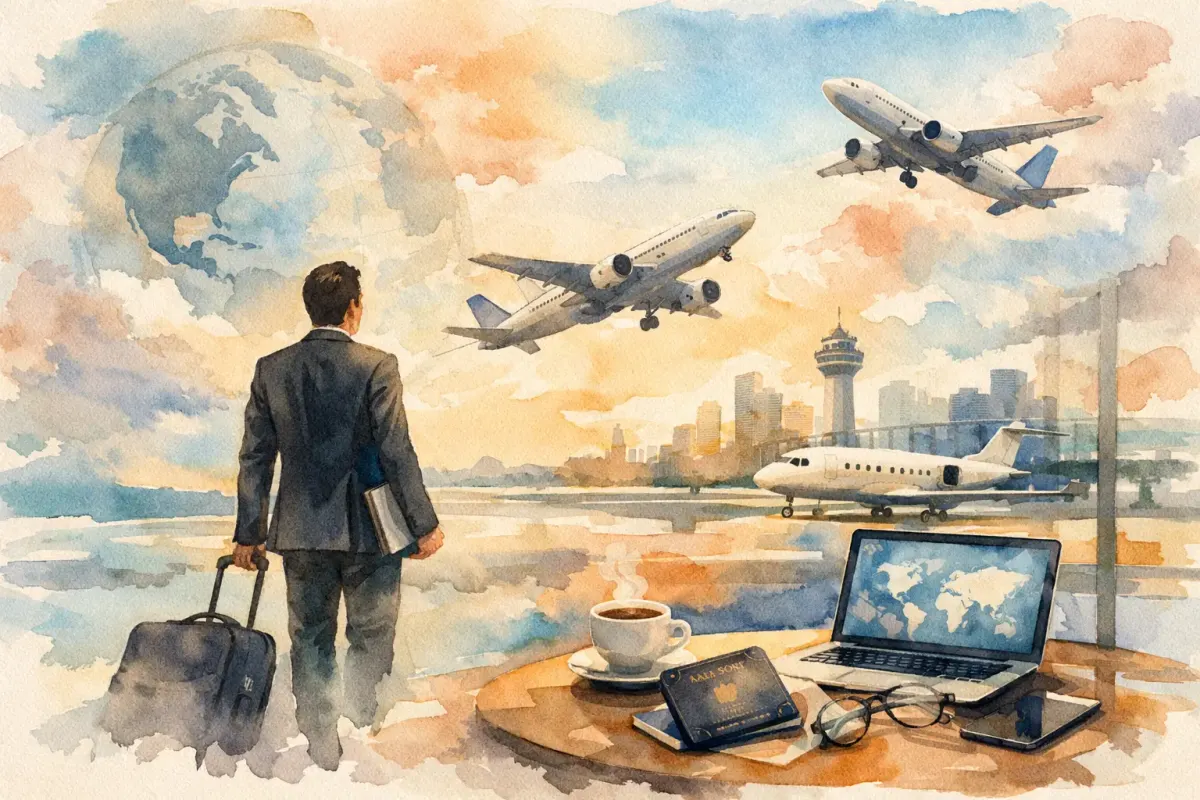 Como planejar viagem executiva internacional