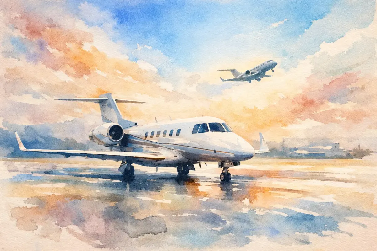 Leasing operacional de aeronaves executivas