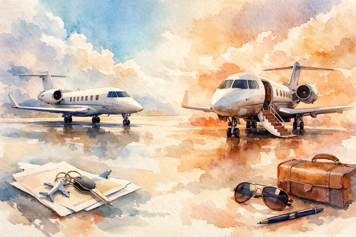 Leasing ou compra de jato privado?