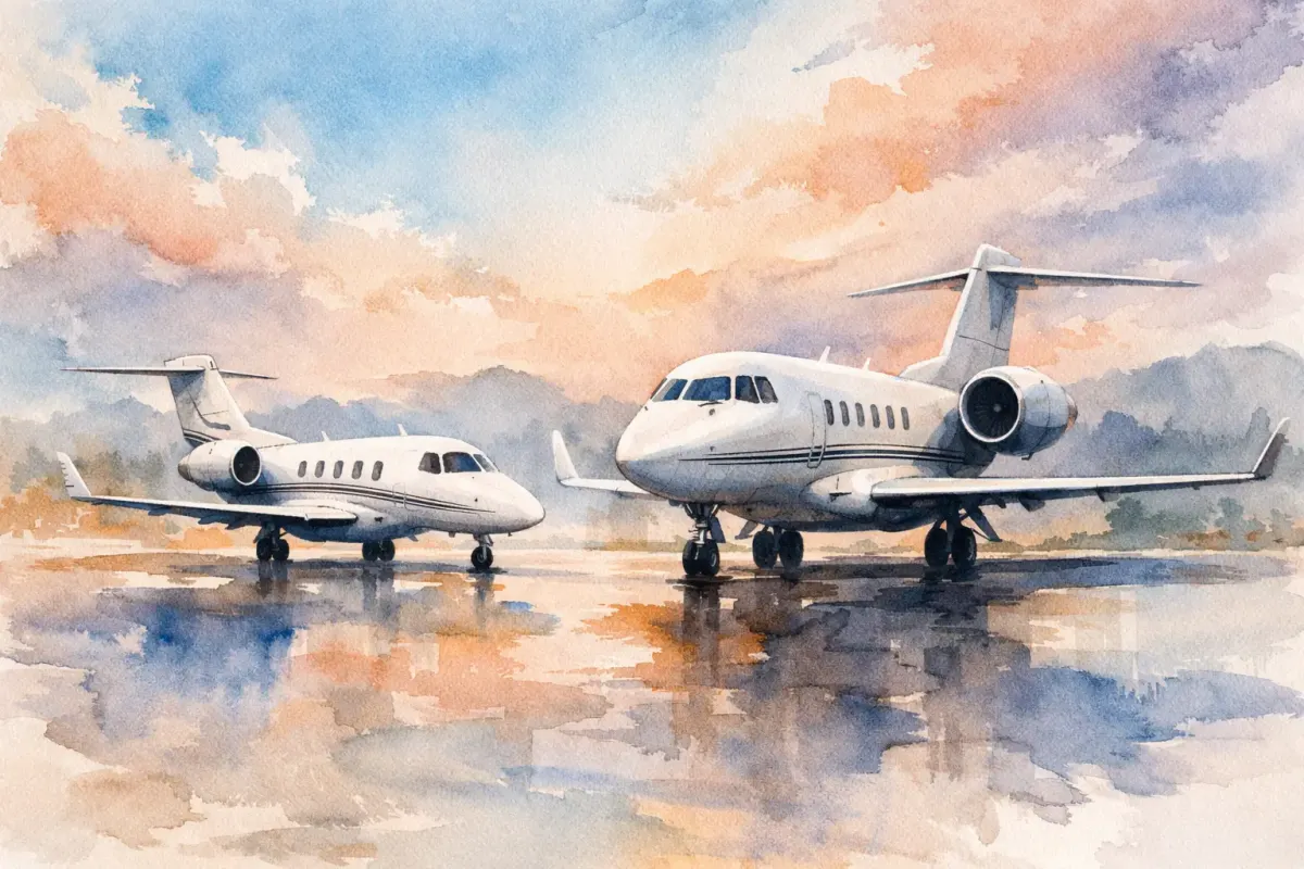 Midsize ou heavy jet: qual faz mais sentido?