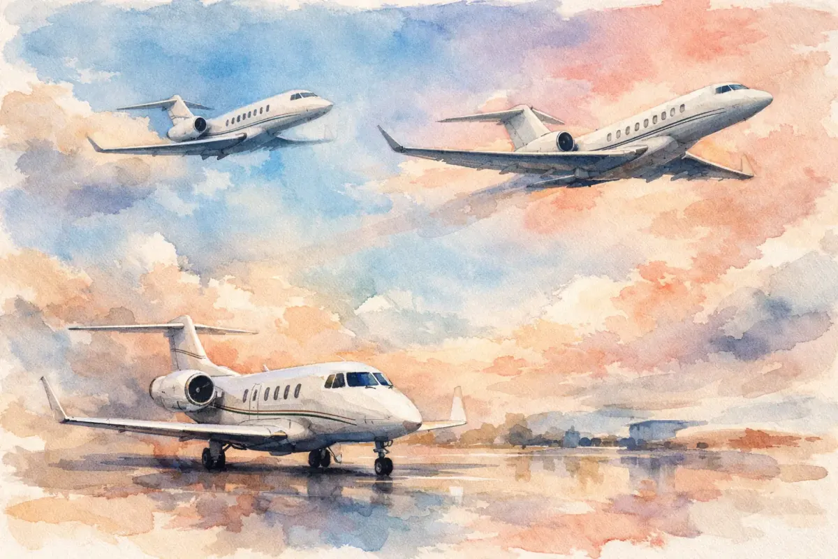 Qual aeronave executiva para voos frequentes?