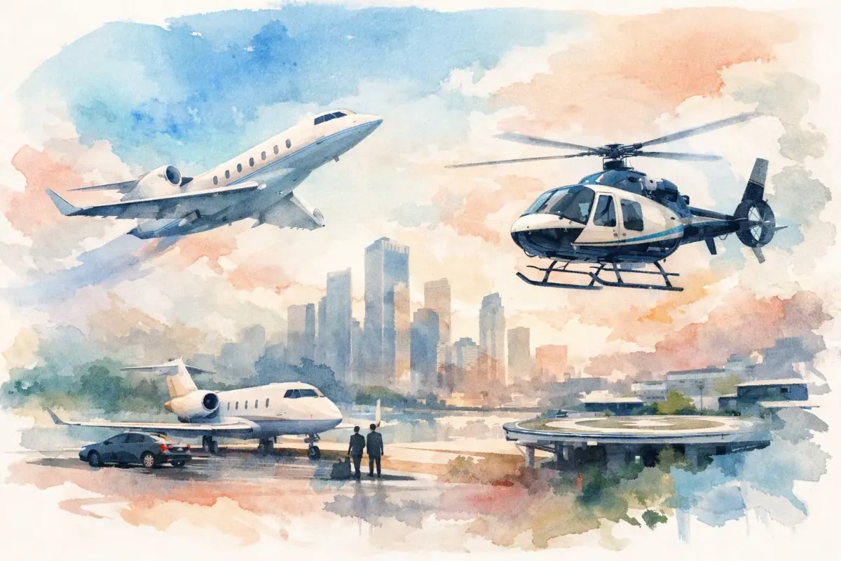 Guia de mobilidade aérea corporativa