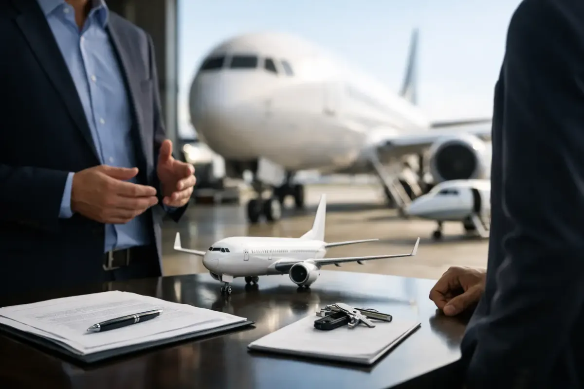 O que é leaseback aeronáutico e quando usar