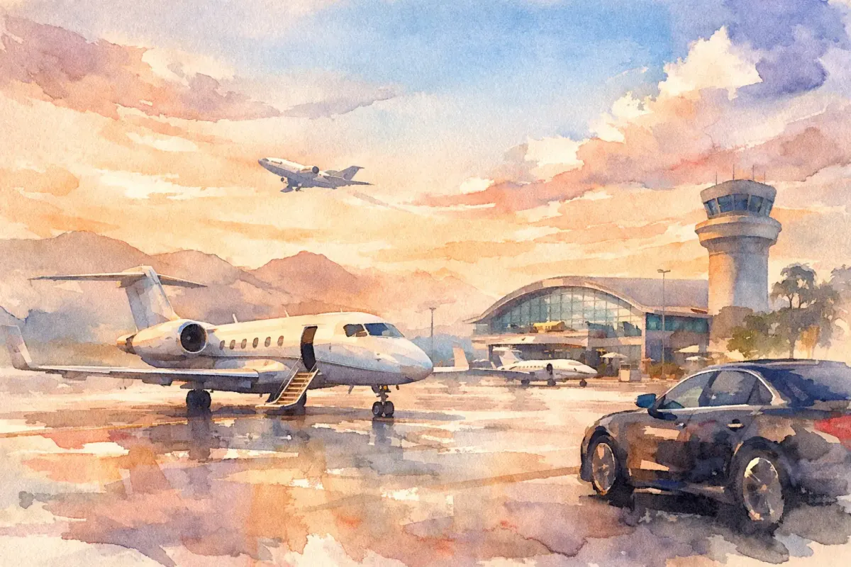 Best Airports for Private Arrivals Worldwide