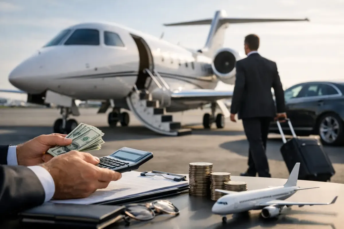 Como reduzir custos aeroportuários em voos privados